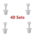 thumbnail image 2 of Zyutaosan 40 Sets Wheel Arch Fender Flare Liner Clips Fastener For Nissan Navara D22 Patrol Gu, 2 of 5