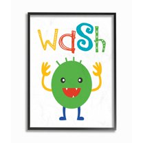 The Stupell Home Decor Collection Wash Monster Wall Art