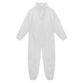 thumbnail image 6 of Choomomo Men's Long Sleeve One Piece Work Coveralls Uniform Jumpsuit Hooded Mechanics Workwear White XL, 6 of 7