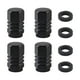 thumbnail image 5 of sweethay Paquete de 4 tapones antipolvo para neumáticos de coche, cubierta protectora extraíble para motocicleta con cojín negro Negro 2piezas sweethay CBP449087, 5 of 5