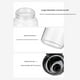 thumbnail image 3 of Vaso de paja de vidrio Cateissary 1350ml Naranja, 3 of 6