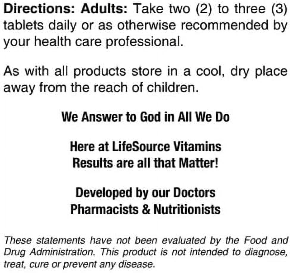 LifeSource Vitamins Cholesterol Support for Heart Health - 23 Natural Ingredients, 90 Tablets