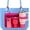 Hot Pink, variant on Universal Storage Mesh Accessories for Bogg Bag, Grey