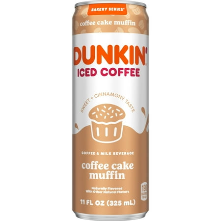 Dunkin' Coffee Cake Muffin Iced Coffee 11 fl oz