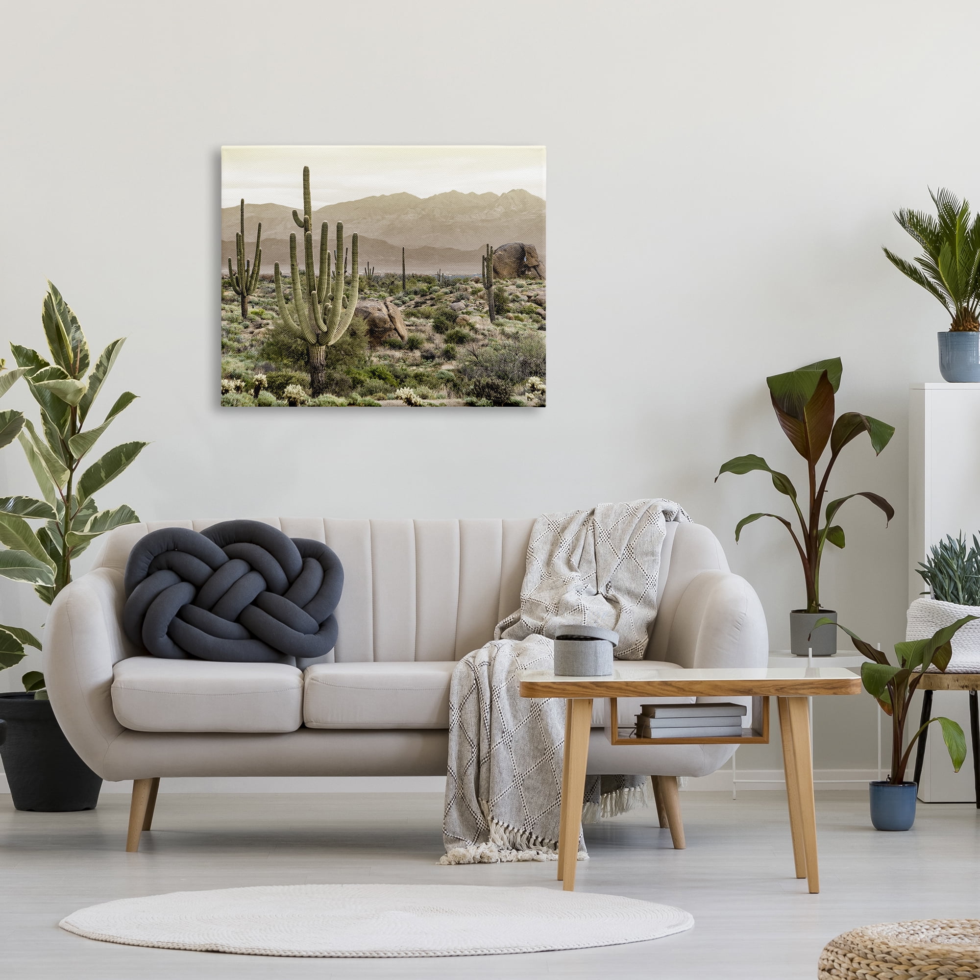 Stupell Industries Rocky Desert Landscape Landscape Photography Gallery Wrapped Canvas Art Print Wall Art, 40 x 30