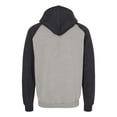 thumbnail image 2 of King Fashion KF4048 Fleece Raglan Hooded Full-Zip Sweatshirt, 2 of 2