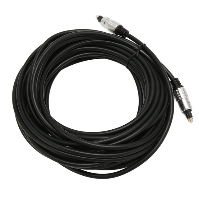 Cable de Sonido Ócico Conector Chapado en Oro, Cable de Fibra Óptica de Sonido Digital Transparente Para Sonido PCM sin comprimir, Cable de Fibra ÓPTICA TOSLINK ESTÁNDAR