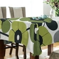 thumbnail image 5 of Yayeee Tablecloths 54" x 54" Rectangle Wrinkle Resistant Party Table Cover, Gray Floral, 5 of 8