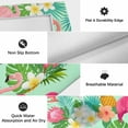 thumbnail image 5 of Pink Flamingo Outdoor Rug for Patio/Deck/Porch, Non-Slip Large Area Rug 4 x 6 Ft, Summer Botanical Tropical Floral Indoor Outdoor Rugs Washable Area Rugs, Reversible Camping Rug Carpet Runner, 5 of 8