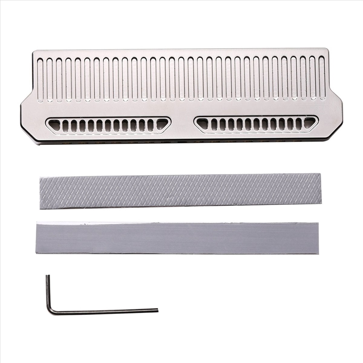 2X DDR4 DDR5 RAM Memory Cooling Vest Aluminum Radiator with 9W Silicone Grease Heat Conductor,Silver