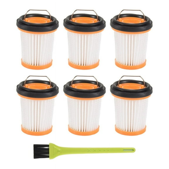 6Pcs Vacuum Filter for ION W1 Cordless Handheld Vacuum Filters for WANDVAC WV200 WV201 WV220,Part XHFWV200