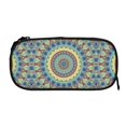 thumbnail image 5 of Uemuo Round Mandala1 Printed Pencil Pen Case, Portable Pencil Pouch with Zipper, Compact Stationery Bag Makeup Bag, Pencil Bag for Home Office, 5 of 9