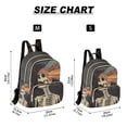 thumbnail image 2 of FORMRS Mini Backpack Purse for Women Travel Daypack Casual Shoulder Bag, Black Skeleton, 2 of 7