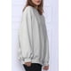 thumbnail image 4 of Sudadera de mujer de cuello redondo y manga larga de gran tamaño con forro polar, 4 of 8