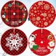 thumbnail image 3 of Falda para árbol de Navidad, delantal para árbol de Navidad, decoración inferior, suministros de navidad, regalos, 90 / 120 cm, 3 of 4