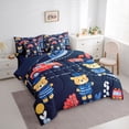 thumbnail image 3 of Castle Fairy Cartoon Bear Firefighter Twin Bedding Sets,Car Bedding Comforter Set, 3 of 8