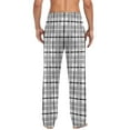 thumbnail image 5 of CYiJun Mens Flannel Pajama Pants Plaid Mens Pajama Bottoms Mens Lounge Pants with Pockets, 5 of 6