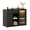 51'' + Black+3, variant on ENTU Buffet Sideboard with Fridge Compartment and Charging Station for Bar Black (Fridge Not Included)
