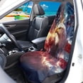 thumbnail image 3 of XYZCANDO Terry Cloth Car Seat Covers Non Slip, Compatible with Bucket Seat Automotive Seat, Towel Car Seat Cover Fit for Cars Trucks(Eagle US Flag 1 Pack), 3 of 6