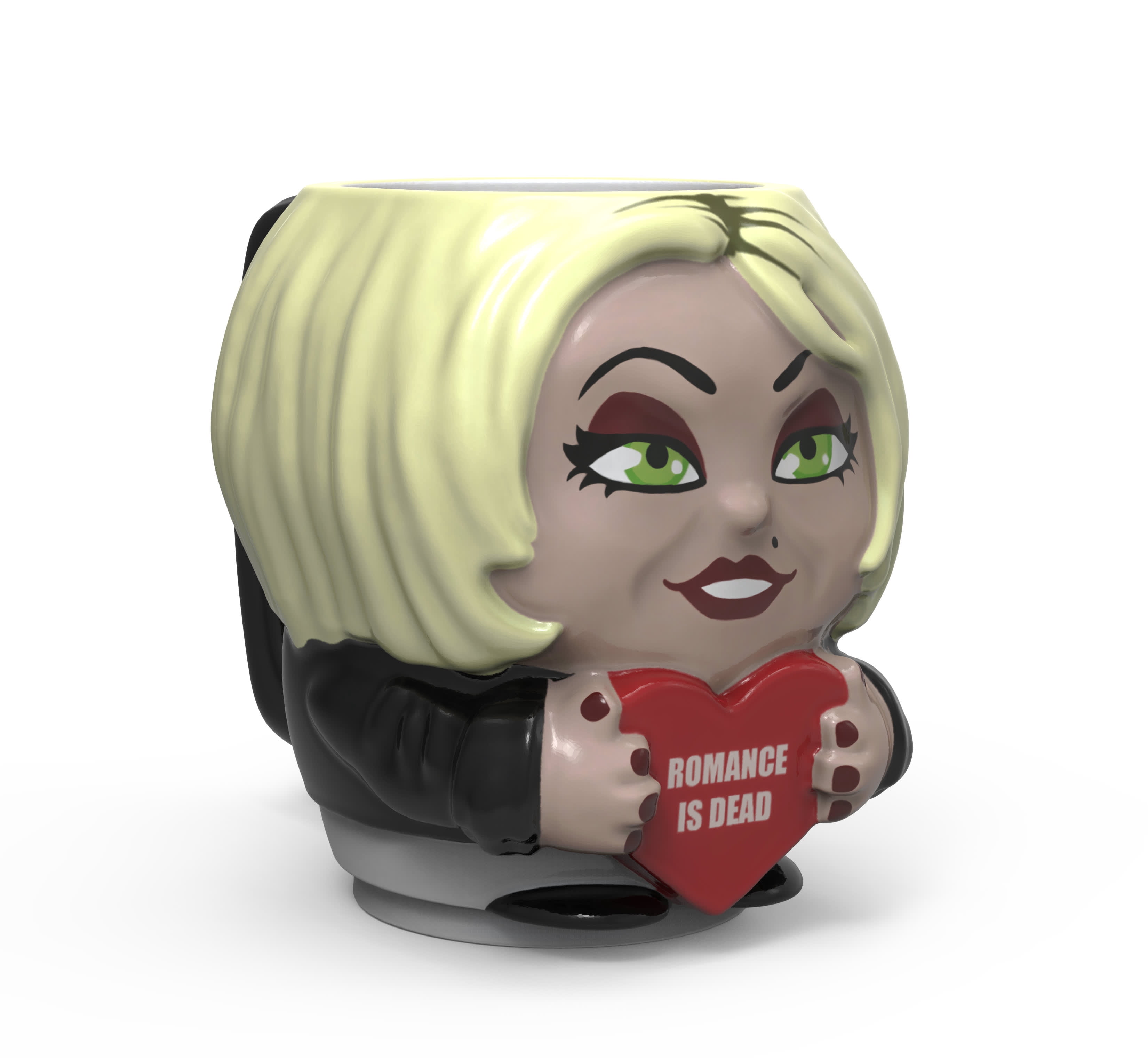 Zak Designs Ceramic 13.5 oz Universal Studios Monsters Bride of Chucky Valentine Coffee Mug