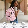 thumbnail image 5 of HUIACONG Ice Cream Axolotl Backpack for Kids Teens Age 6-18, Cute Cartoon Print School Bag, Ergonomic Adjustable Straps Lightweight Bookbag for School Travel, 5 of 7