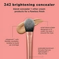 thumbnail image 3 of Real Techniques Brightening Concealer Makeup Brush, Face Brush For Eye Cream and Concealer, Covers Blemishes, Imperfections, and Dark Circles, Orange Face Brush, RT 242 Brush, 1 Count, 3 of 3