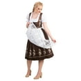 thumbnail image 5 of Dirndl Trachten Haus 3 Piece Long  German Oktoberfest Dirndl Dress for Women and Girls - Brown, 5 of 13