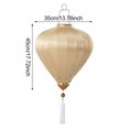 thumbnail image 6 of Dserhfy Oval Faux Silk Lanterns Solid Color Chinese Style New Year Lanterns with Tassel Japanese Vietnam Hanging Lantern for Garden Home Party Decor, 6 of 8