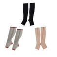 thumbnail image 4 of Xingzhi Chaussettes de Compression Confortables à Porter Profitez d'Un Confort Inégalé Durable Noir P/M 1ensemble, 4 of 6