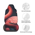 thumbnail image 4 of Wukai Colorful Floral Flamingo Full Set Car Seat Covers with Soft Padding Universal Auto Front Seats Protector and Cushion Mat, 4 of 5