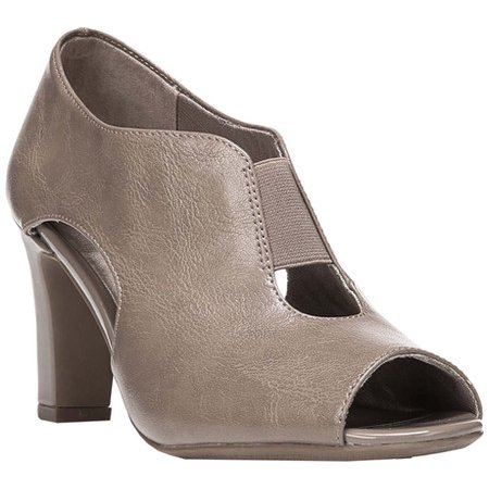 Lifestride Women S Life Stride Carla Open Toe Bootie Walmart Com