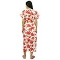 thumbnail image 3 of Bimba Delivery Maternity Gown Caftan Maxi, Front & Back Button Kaftan Dress, 3 of 7