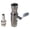 Black, variant on Heavy Duty Brass Closed Locking Air Chuck with Clip for Tire Inflator & Compressor