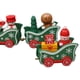 thumbnail image 1 of Decoración del árbol de Navidad, Tren navideño de madera de cuatro secciones de madera Tren navideño de cuatro secciones de madera de Navidad Altamente recomendado, 1 of 7