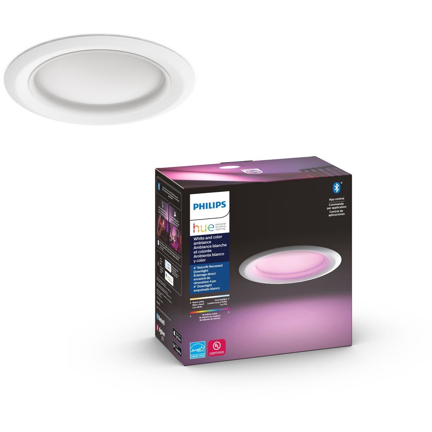 Philips Hue and Ambiance Retrofit Recessed White - Walmart.com