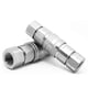 thumbnail image 4 of Scienceny Acoplador hidráulico plano rápido Tubería de aceite Excavadora Juego de acoplamiento de desconexión rápida Conector de metal para accesorio Cilindros hidráulicos de repuesto Scienceny TO012047-00B, 4 of 6