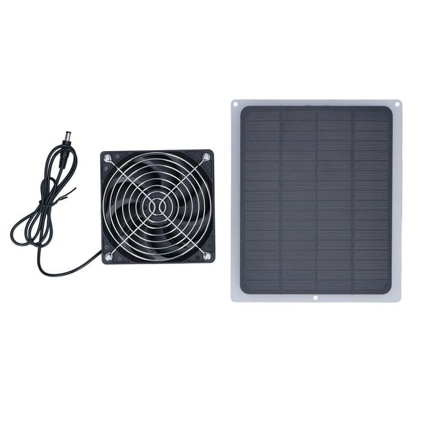 Ventilador Solar, Ventilador Solar De Gallinero Ecológico De Alta Eficiencia Y Ahorro De Energía Para Viajes