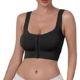thumbnail image 2 of Stamzod Women's Bras No Underwire Front Closure T Shirt Bra Push Up Wireless Sports Bras for Women, 2 of 6