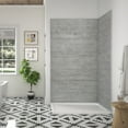 thumbnail image 2 of Ove Decors Misty 48 in x 32 in 4-Piece Corner Shower Surround in Light Gray, 2 of 8