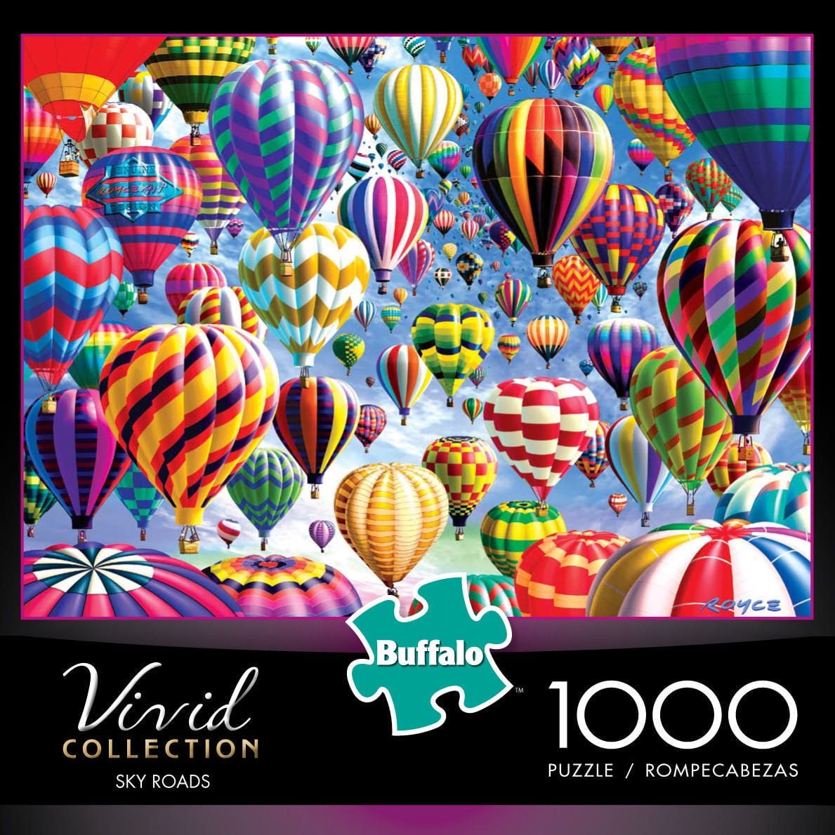 Buffalo Games Vivid Collection Sky Roads 1000 Piece Jigsaw Puzzle