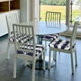 thumbnail image 6 of Honeii Anchors Print Square Cushion Cover with Elastic Band & Ties,Sofa Cushion Covers,Furniture Protector for Living Room,Washable Sofa Seat Slipcover-Six Piece, 6 of 7