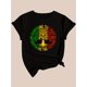 thumbnail image 2 of Camisetas de manga casquillo para mujer, de moda de verano 2025, con estampado lindo, casual, sin mangas, de ajuste holgado, de manga cortaOutdoor Adventures | Women's Inspirational Black History Mo, 2 of 7
