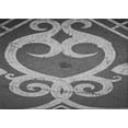 thumbnail image 1 of Ahgly Company Indoor Rectangle Patterned Dark Gray Area Rugs, 2' x 4', 1 of 6