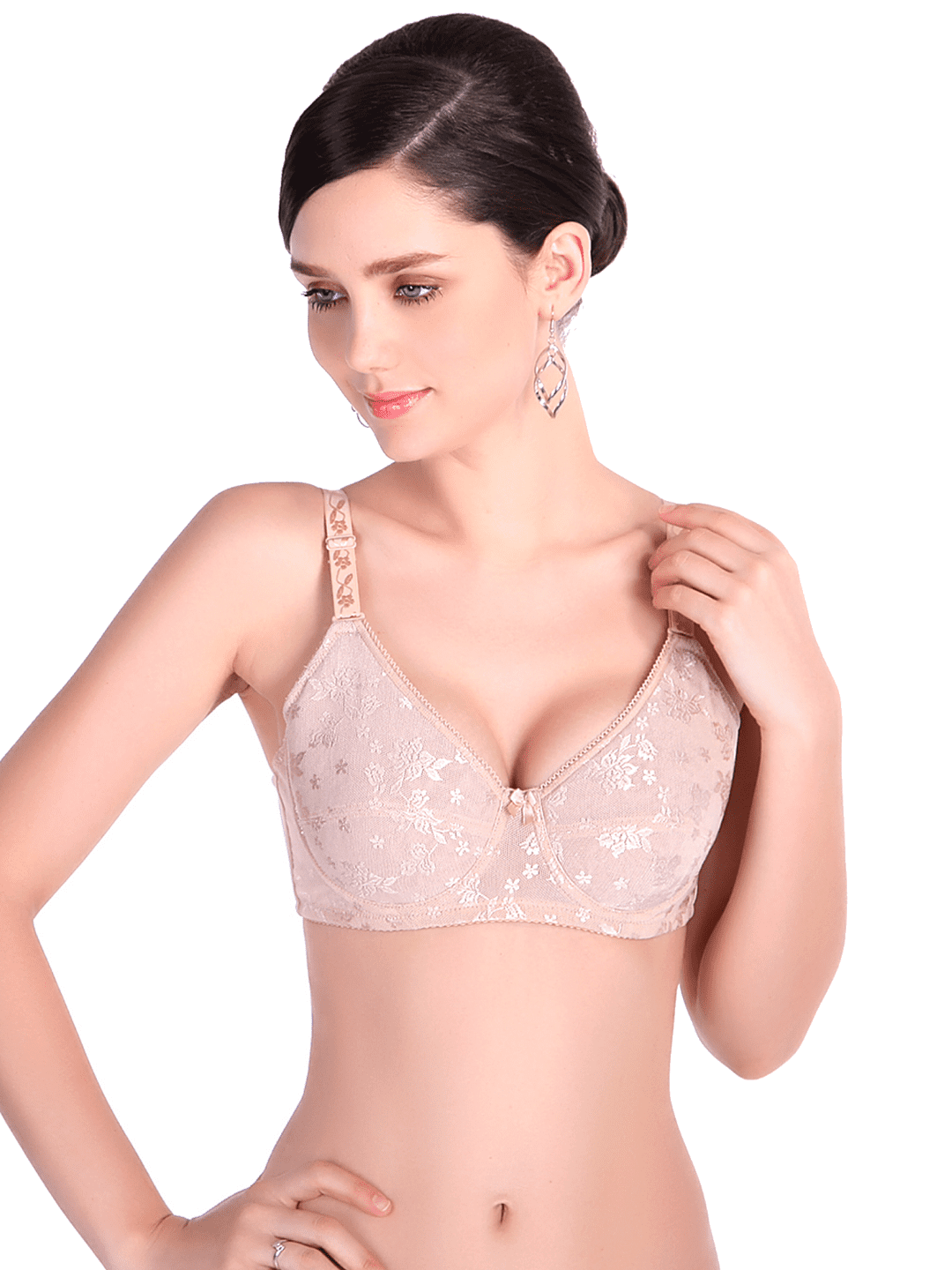 BIMEI Mastectomy Bra with Pockets for Breast Prosthesis Women's Full