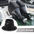 thumbnail image 2 of 12cm 4.72" Boat Marine Steering Shift Cable Boot Protective Bellows for Car Boats Yachts Ships Black, 2 of 6