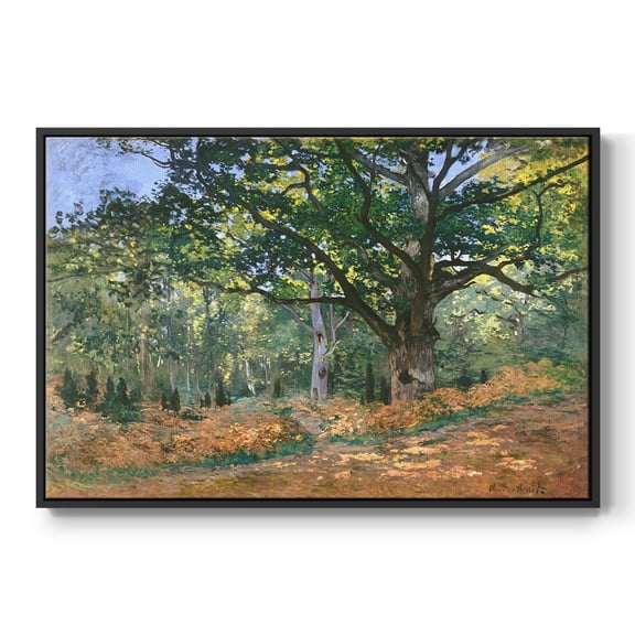 Vintage Landscape-CCXLIII By Wexford Home Framed in Black Wood Gallery Wrapped Canvas 17 in. x 25 in.