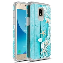 Rosebono Compatible with Samsung Galaxy J3 Achieve/J3 Star/J3 V 2nd Gen./J3 2018/Express Prime 3/Sol 3/Amp Prime 3 2018 Case, Graphic Case for SMJ-337 (Starfish)