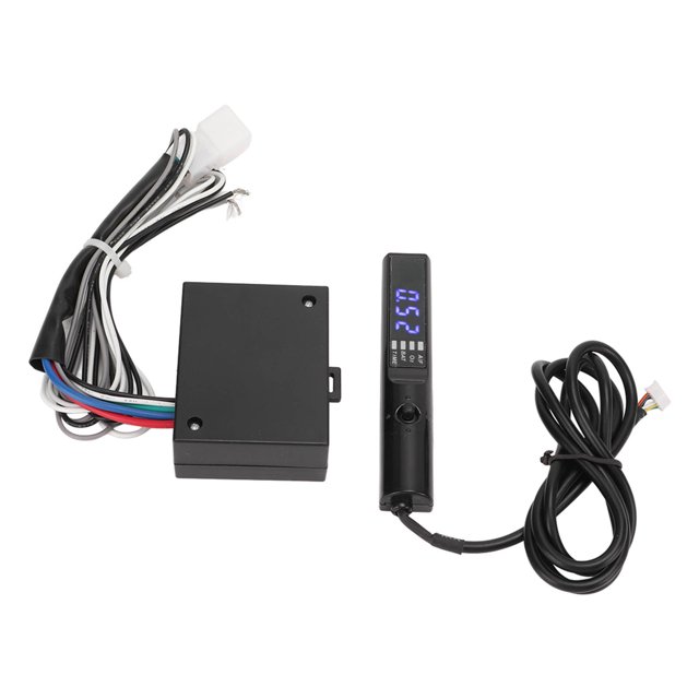 Car Engine Flameout Delay Turbo Timer, Plug and Play LED Display Auto Turbo Timer 12V for Car Blue Light