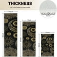 thumbnail image 4 of Black Gothic Sun Moon Pattern Kitchen Rugs Sets Of 3,Kitchen Runner Rugs Non Skid Washable,Decorative Kitchen Floor Mats for Kitchen,Sink,Laundry,17"x30"+ 17"x47" + 17"x59", 4 of 6