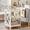 White2, variant on SEJOV Side Table for Living Room, Black End Table with 3-Tier Storage Shelves X-Design Night Stand for Small Spaces Farmhouse Wooden Nightstand for Bedroom Bed Side Office